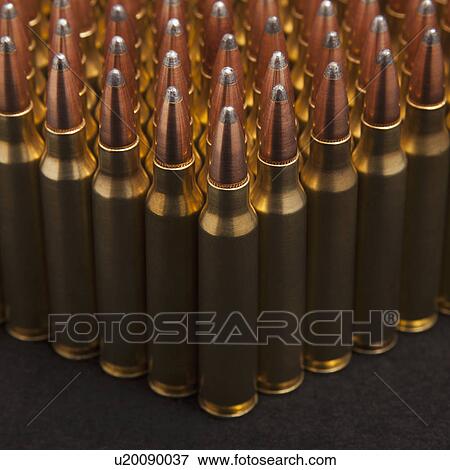 Rows of bullets View Large Photo Image Stock Photo - Rows of bullets. Fotosearch