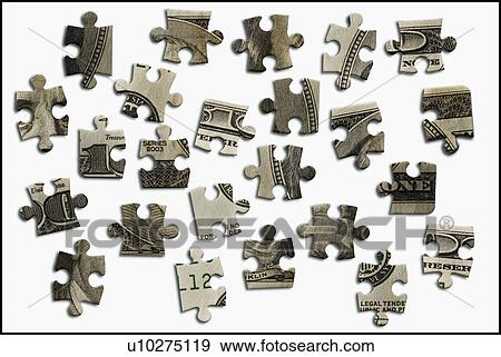 Scattered jigsaw pieces View Large Photo Image Stock Photo - Scattered jigsaw pieces. Fotosearch