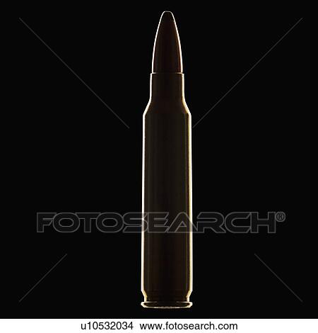 Single bullet on black background, close-up View Large Photo Image Picture - Single bullet on black background, close-up. Fotosearch