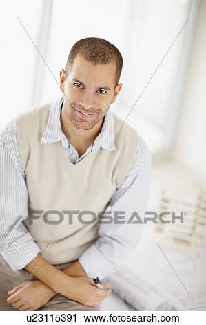 South Africa, Portrait of smiling architect View Large Photo Image Stock Image - South Africa, Portrait of smiling architect. Fotosearch