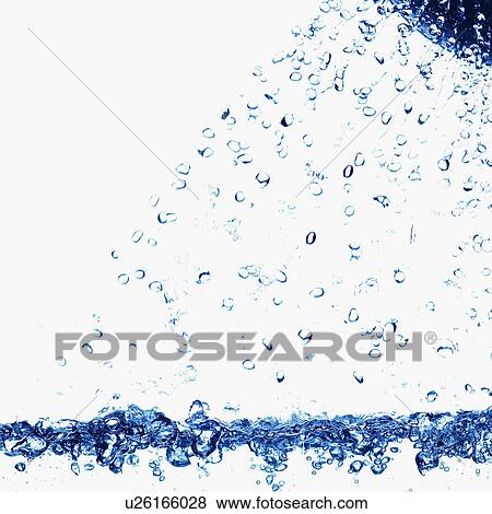 Studio shot of blue water drops View Large Photo Image Stock Photo - Studio shot of blue water drops. Fotosearch