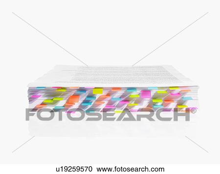 Studio shot of book edge with index cards View Large Photo Image Stock Image - Studio shot of book edge with index cards. Fotosearch