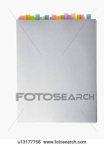 Studio shot of book edge with index cards View Large Photo Image Stock Photograph - Studio shot of book edge with index cards. Fotosearch