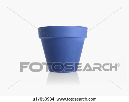 Picture - Studio shot of flower pot. Fotosearch