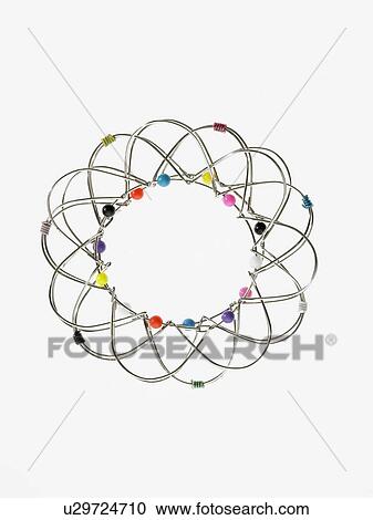 Stock Image - Studio shot of molecular model. Fotosearch