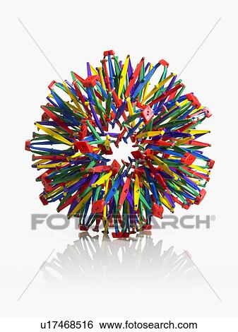 Stock Photograph - Studio shot of molecular model. Fotosearch
