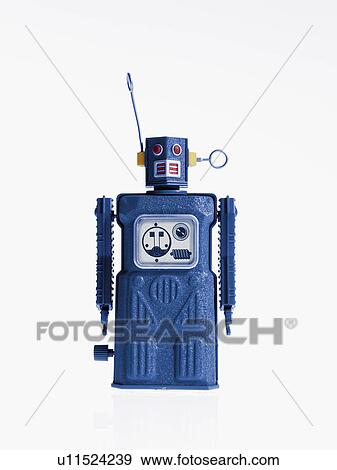 Stock Photo - Studio shot of robot. Fotosearch