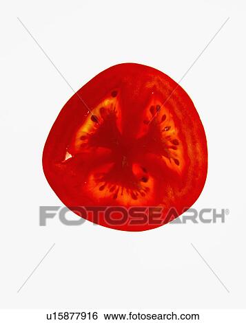 Studio shot of slice of tomato View Large Photo Image Stock Photograph - Studio shot of slice of tomato. Fotosearch