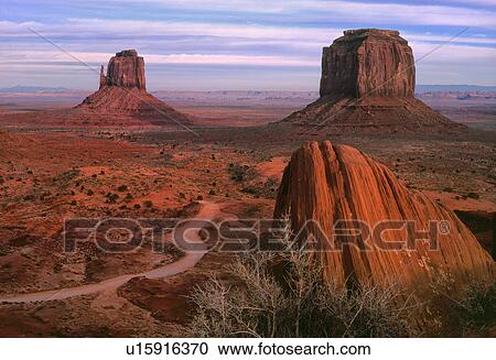 Stock Image - USA, Arizona, Monument Valley. Fotosearch