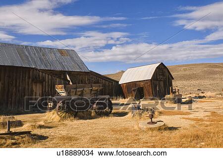 USA, California, Bodie, Old barn on plains View Large Photo Image Picture - USA, California, Bodie, Old barn on plains. Fotosearch