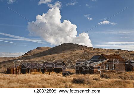 USA, California, Bodie, Old farm on plains View Large Photo Image Stock Photography - USA, California, Bodie, Old farm on plains. Fotosearch