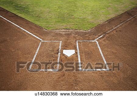 Stock Photo - USA, California, Ladera Ranch, baseball diamond. Fotosearch