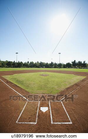 USA, California, Ladera Ranch, baseball diamond View Large Photo Image Stock Photograph - USA, California, Ladera Ranch, baseball diamond. Fotosearch