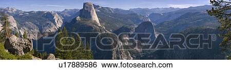 Stock Photograph - USA, California, Mariposa County, Half dome in Yosemite Valley. Fotosearch