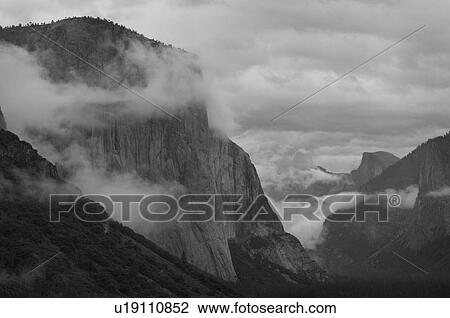 Stock Image - USA, California, Yosemite National Park, El Capitan. Fotosearch