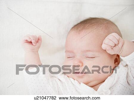 USA, New Jersey, Jersey City, Baby girl (2-5 months) portrait View Large Photo Image Stock Image - USA, New Jersey, Jersey City, Baby girl (2-5 months) portrait. Fotosearch