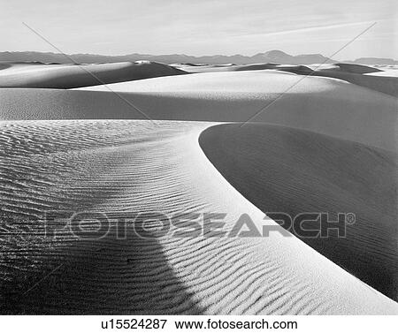Stock Photo - USA, New Mexico, Sand Dune. Fotosearch
