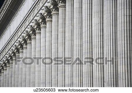 USA, New York, Albany, row of columns View Large Photo Image Stock Image - USA, New York, Albany, row of columns. Fotosearch