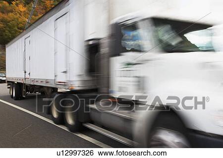 USA, New York, Bear Mountain, truck in motion View Large Photo Image Stock Photograph - USA, New York, Bear Mountain, truck in motion. Fotosearch