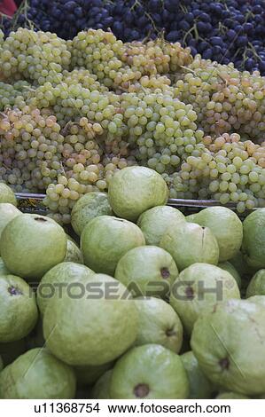 Picture - USA, New York City, heap of fruits. Fotosearch