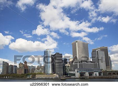 Stock Image - USA, New York City, Manhattan skyline. Fotosearch