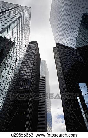 Stock Image - USA, New York City, Manhattan skyscrapers. Fotosearch