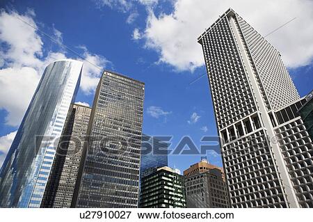 USA, New York City, Manhattan skyscrapers View Large Photo Image Stock Photo - USA, New York City, Manhattan skyscrapers. Fotosearch
