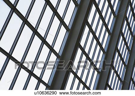 Stock Image - USA, New York City, Metropolitan Museum window detail. Fotosearch