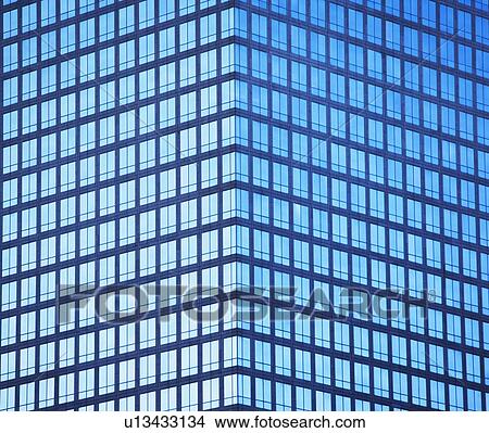 Picture - USA, New York City, skyscraper facade. Fotosearch