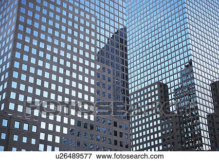 USA, New York City, skyscraper facade View Large Photo Image Stock Photo - USA, New York City, skyscraper facade. Fotosearch