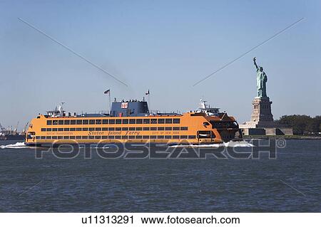 USA, New York City, Staten Island Ferry with Statue of Liberty View Large Photo Image Stock Image - USA, New York City, Staten Island Ferry with Statue of Liberty. Fotosearch