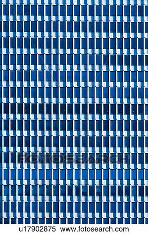 Stock Photography - USA, New York, New York City, Windows of office block. Fotosearch