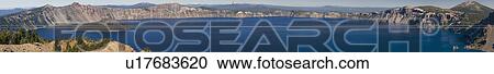 Stock Image - USA, Oregon, Crater Lake. Fotosearch