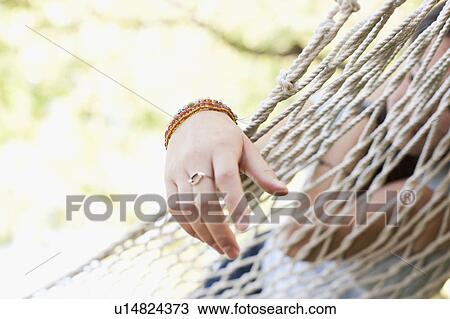 USA, Utah, close up of woman's hand on hammock View Large Photo Image Stock Image - USA, Utah, close up of woman's hand on hammock. Fotosearch