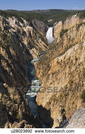 Stock Image - USA, Wyoming, River Yellowstone . Fotosearch