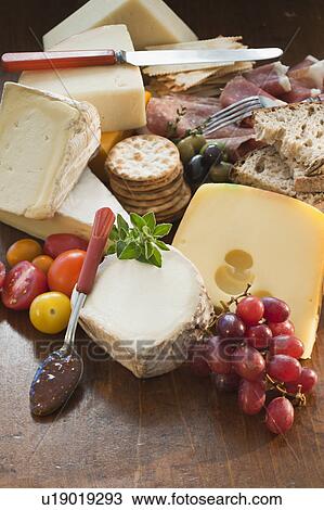 Variation of cheeses View Large Photo Image Stock Image - Variation of cheeses. Fotosearch