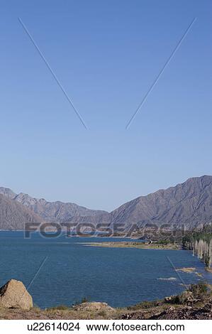 Andes Mountain Range Lake Water Cliff Nature View Large Photo Image Picture - Andes Mountain Range Lake Water Cliff Nature. Fotosearch