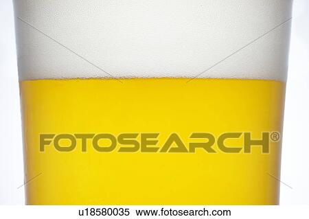Stock Photography - Beer and Froth. Fotosearch