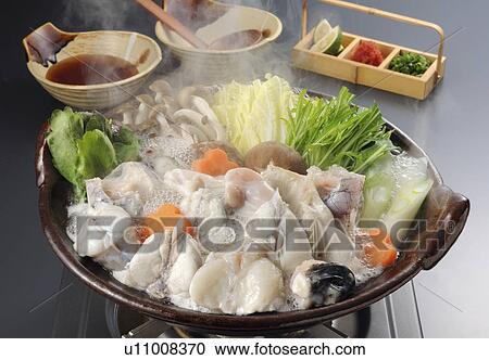 Stock Image - Blowfish Stew Being Cooked. Fotosearch