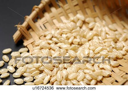 Stock Photograph - Brown Rice. Fotosearch