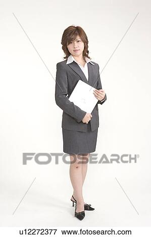 Stock Photo - Businesswoman with Laptop. Fotosearch