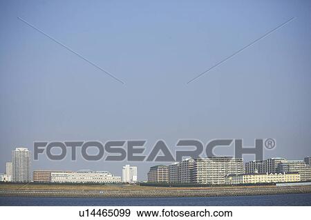 Clear Sky Over Buildings View Large Photo Image Stock Photo - Clear Sky Over Buildings. Fotosearch