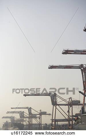 Commercial Dock Crane Architecture Sky View Large Photo Image Stock Photography - Commercial Dock Crane Architecture Sky. Fotosearch