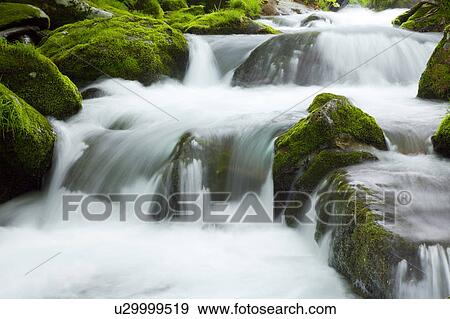 Fujikoto River Flowing Water Stream Rock Moss View Large Photo Image Stock Photo - Fujikoto River Flowing Water Stream Rock Moss. Fotosearch