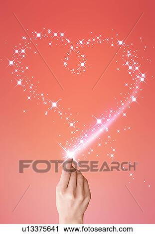 Hand Drawing Love Heart View Large Photo Image Stock Image - Hand Drawing Love Heart. Fotosearch
