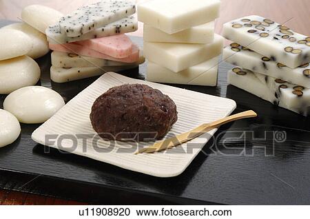 Stock Image - Japanese Desserts. Fotosearch