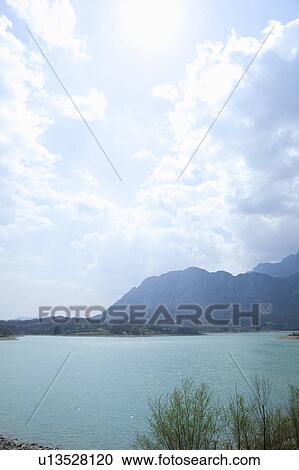 Lake Castel San Vincenzo Mountain Range Snow View Large Photo Image Stock Image - Lake Castel San Vincenzo Mountain Range Snow. Fotosearch