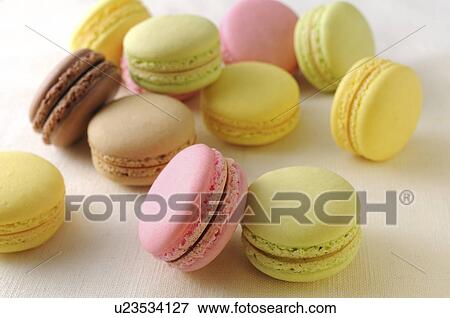Stock Photo - Macarons. Fotosearch