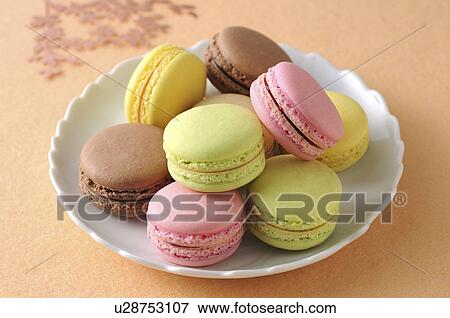 Stock Photo - Macarons. Fotosearch