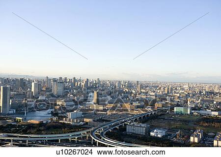 Metropolitan Expressway View Large Photo Image Picture - Metropolitan Expressway. Fotosearch